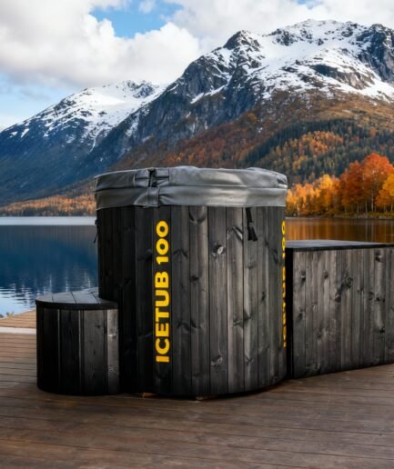 Fjellbadstu IceTub Kaldkulp + Kjøler