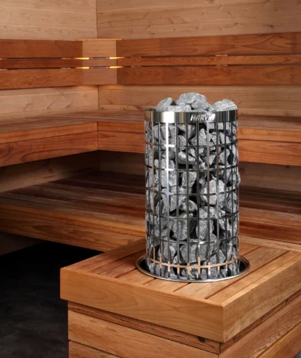 Harvia Cilindro PC90 – søyleovn med innebygget styring